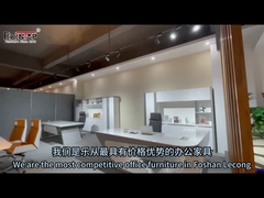 โต๊ะคอมพิวเตอร์ผู้บริหารสมัยใหม่ โต๊ะเขียนเฟอร์นิเจอร์สํานักงาน 2400x2055x750 มม.