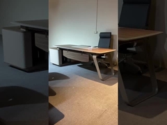 โต๊ะทํางานไม้ที่เป็นมิตรต่อสิ่งแวดล้อม สําหรับบ้าน โต๊ะทํางานคอมพิวเตอร์