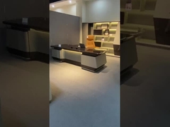 เฟอร์นิเจอร์โต๊ะทำงานรูปตัว L ที่ทันสมัยสำหรับผู้อำนวยการผู้จัดการ CEO Boss ODM