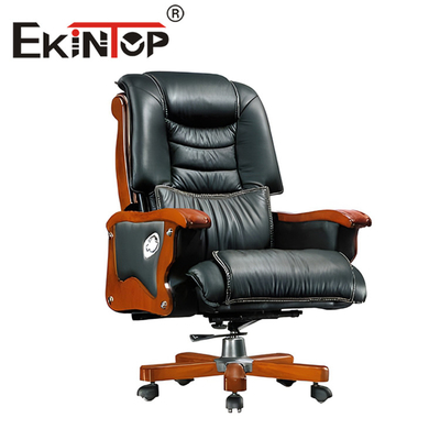 เก้าอี้หนัง PU Boss Executive เก้าอี้สำนักงานบุนวมหนังปรับแต่งได้