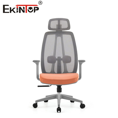 โมเดิร์น รีวิวเมนเจอร์ อร์กโนมิก สํานักงาน Full Mesh Chair With Headrest Fabric Office Chair