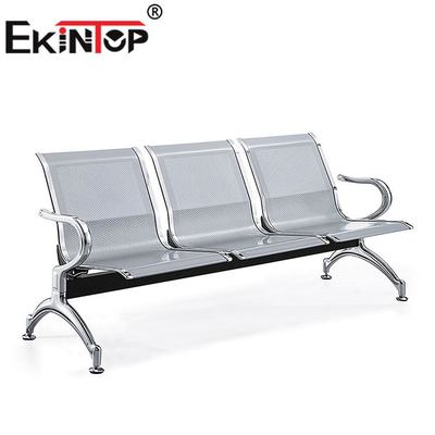 เบาะรองนั่ง PVC รอเก้าอี้ 3 ที่นั่งสบายสำหรับสถานีรถไฟ ODM