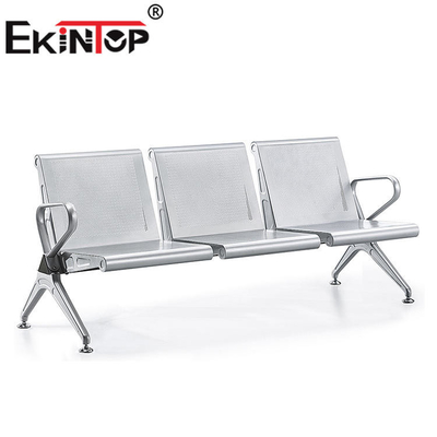 เบาะรองนั่ง PVC รอเก้าอี้ 3 ที่นั่งสบายสำหรับสถานีรถไฟ ODM
