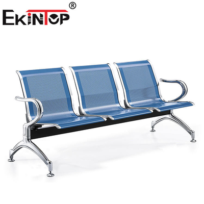 เบาะรองนั่ง PVC รอเก้าอี้ 3 ที่นั่งสบายสำหรับสถานีรถไฟ ODM