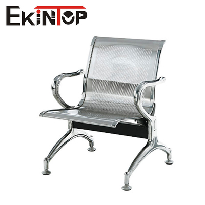 เก้าอี้รับแขกเหล็ก Ekintop ที่นั่งเดี่ยวสำหรับร้านเสริมสวย
