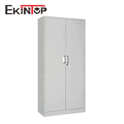 ตู้เก็บของเหล็กโลหะตื้นกระจกพร้อมล็อค 5 ชั้นกันสนิม