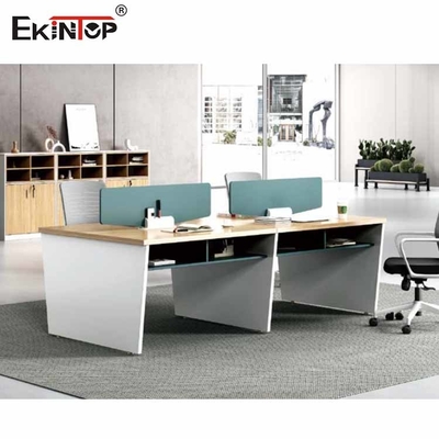 Ekintop เวิร์กสเตชันกุฏิสมัยใหม่ 2 การเย็บแบบไม่มีรอยต่อสีสำหรับ สำนักงาน