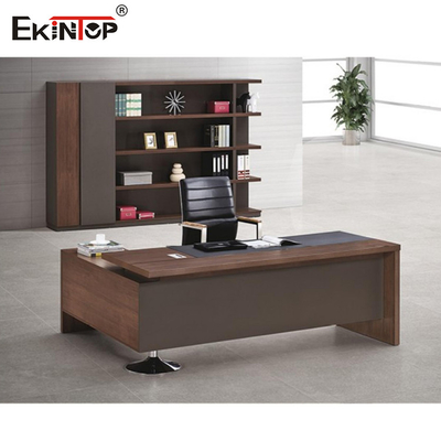 Ekintop โต๊ะผู้บริหารสำนักงานไม้โต๊ะคอมพิวเตอร์สำหรับเฟอร์นิเจอร์สำนักงาน