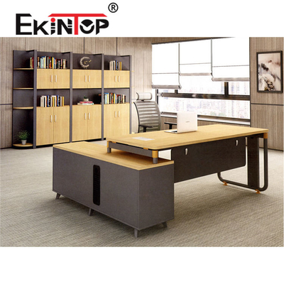 สำนักงานworks โต๊ะเมลามีนสำหรับเลขานุการธุรกิจโรงเรียนอเนกประสงค์