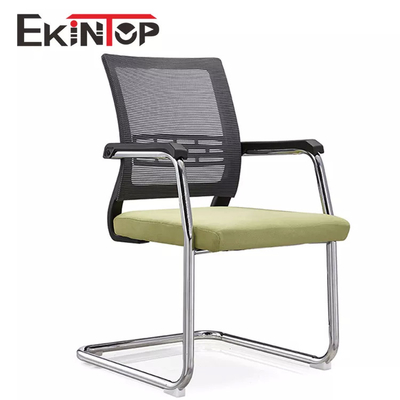 Ekintop เก้าอี้ผู้เยี่ยมชมตามหลักสรีรศาสตร์เชิงพาณิชย์พร้อมฐานชุบด้วยไฟฟ้า