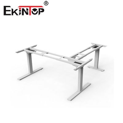 ایستگاه کار ایستاده ارگونومیک L شکل ปรับได้ด้วยไฟฟ้า ODM
