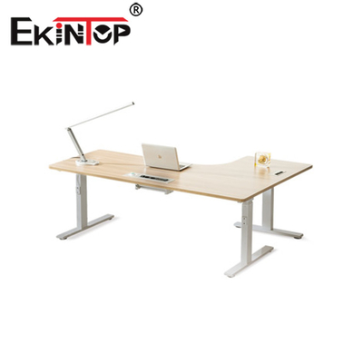 ایستگاه کار ایستاده ارگونومیک L شکل ปรับได้ด้วยไฟฟ้า ODM