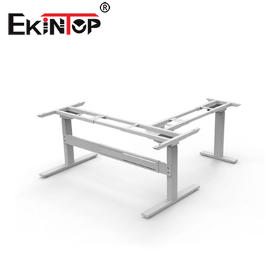 ایستگاه کار ایستاده ارگونومیک L شکل ปรับได้ด้วยไฟฟ้า ODM