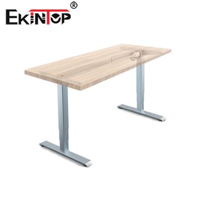 สำนักงานworks Ergonomic Desk ปรับนั่งได้โต๊ะยืน 50db Noisy