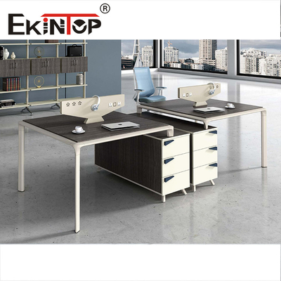 สี่เหลี่ยมผืนผ้า Office Workstation Shape Partitions Executive Office Desk
