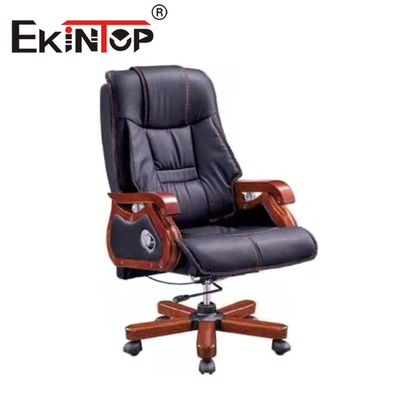 Morden Manager Leather เก้าอี้สำนักงานผู้บริหารหมุนเบาะ PU เบาะปรับแต่งได้