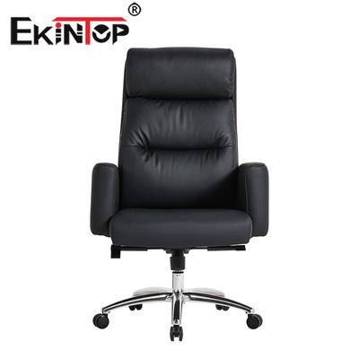 ผู้ผลิตในจีน เก้าอี้หนังหมุนได้สบาย Boss Office Executive Office PU Chair