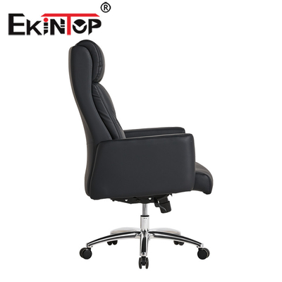ผู้ผลิตในจีน เก้าอี้หนังหมุนได้สบาย Boss Office Executive Office PU Chair
