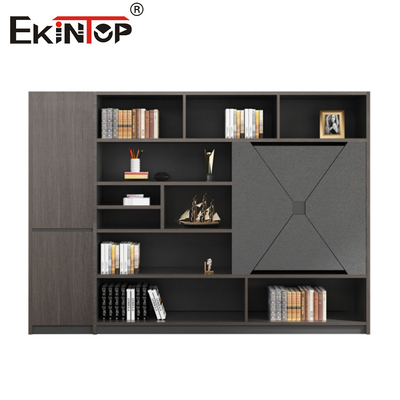 หรูหรา 4 ลิ้นชักด้านข้างตู้หนังสือตู้เก็บเอกสารไม้ OEM ODM