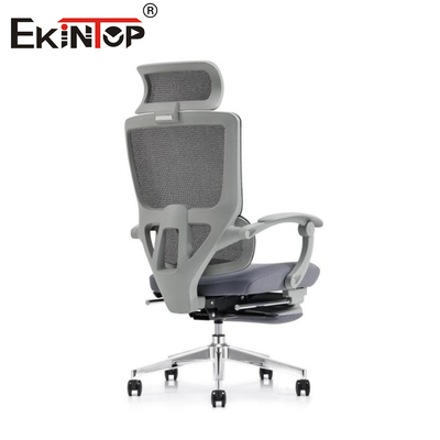 เก้าอี้สํานักงานกันระเบิด Mesh Flip - Up Armrest ไนลอนหลัง