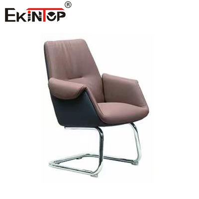 เก้าอี้ออฟฟิศผิวหนังแบบสลับแบบ ergonomic PU ภายใน