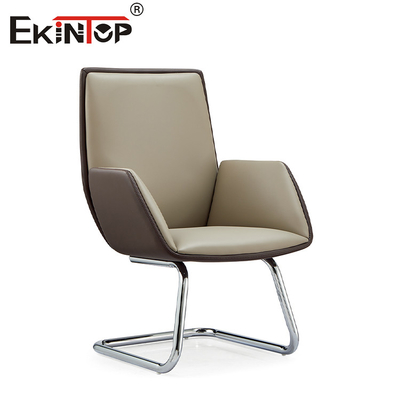 หลังสูง Pu Swivel กรรมการหนังสํานักงานเก้าอี้สําหรับห้องนั่งเล่น