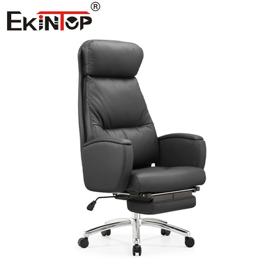 ที่กําหนดเอง สํานักงาน Ergonomic Executive PU โต๊ะหนัง โต๊ะทํางานคอมพิวเตอร์