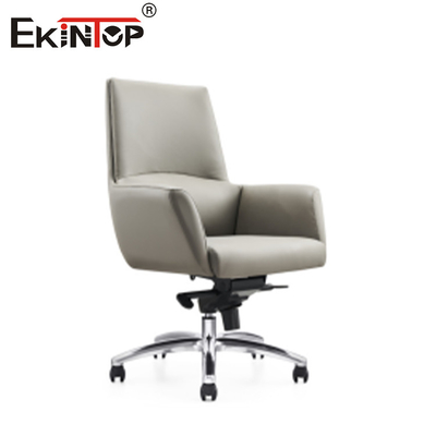 ที่กําหนดเองสํานักงาน Ergonomic PU โต๊ะหนัง โต๊ะทํางานคอมพิวเตอร์