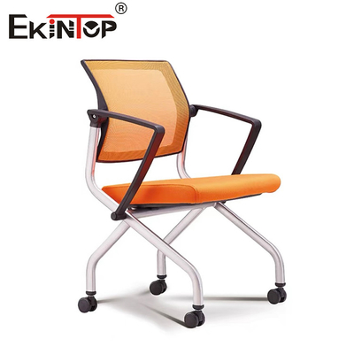 Multi Color Stacking Student Office Chair Mesh Fabric การอบรมการประชุมแบบพับ