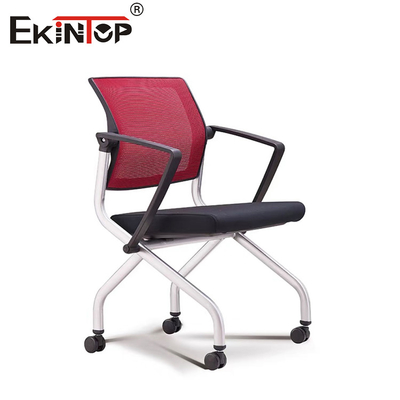 Multi Color Stacking Student Office Chair Mesh Fabric การอบรมการประชุมแบบพับ