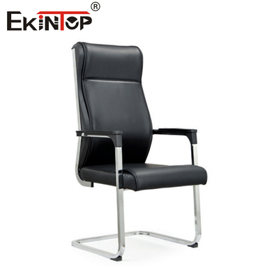 OEM สีดํา โรงงานที่สูง หลัง With Metal Frame วัสดุหนัง Business Style