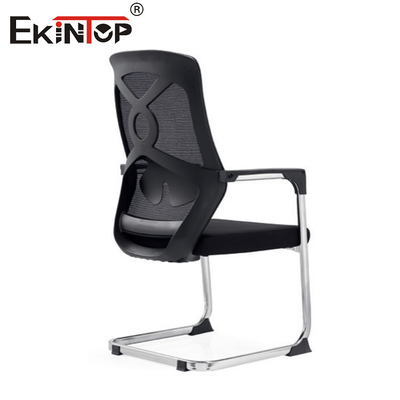 เก้าอี้ออฟฟิศสีดํากลางหลังมี Mesh กับ Sponge Seat Cushion ดีไซน์ที่ทันสมัย