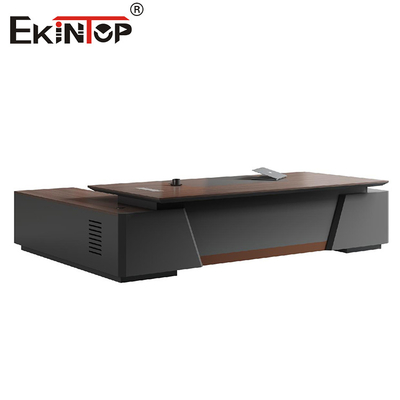 โปรแกรมโต๊ะทํางานไม้ที่ทันสมัยสําหรับ CEO Boss Executive Office furniture