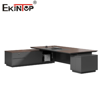 โปรแกรมโต๊ะทํางานไม้ที่ทันสมัยสําหรับ CEO Boss Executive Office furniture