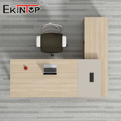 โต๊ะทํางานแบบพาณิชย์ โต๊ะเขียนขนาดใหญ่ใน Walnut Wood