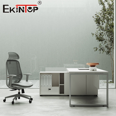 โต๊ะทำงานสไตล์โมเดิร์นพร้อมตู้ข้างสุดเก๋ All Modern Desk