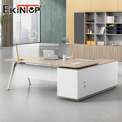 โต๊ะทํางาน Walnut Executive โต๊ะทํางานแบบโมเดิร์น