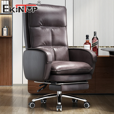 สไตล์โมเดิร์นเก้าอี้หนังกลับสูงการออกแบบตามหลักสรีรศาสตร์ Home Office Desk เก้าอี้