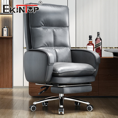 สไตล์โมเดิร์นเก้าอี้หนังกลับสูงการออกแบบตามหลักสรีรศาสตร์ Home Office Desk เก้าอี้