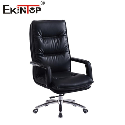 พนักพิงสูงตามหลักสรีรศาสตร์ PU เบาะเก้าอี้หนังนอนเก้าอี้ BreakRoom