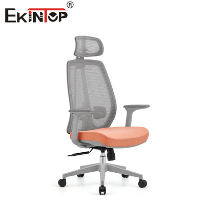 นั่งสํานักงานแบบปรับได้ด้วย Mesh Ergonomic โมเดิร์น Swivel With PU Armrest Pad