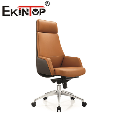 High Back PU Executive Ergonomic PU เบาะสำนักงานชุดโต๊ะและเก้าอี้เก้าอี้หนังมังสวิรัติ