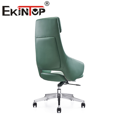 กรรมการปรับได้ เก้าอี้สํานักงานหรูหรา โบสหมุน ergonomic เก้าอี้หนัง Vegan