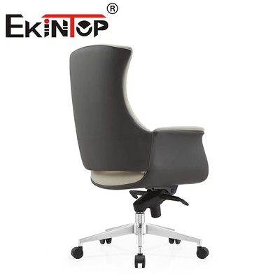 เก้าอี้สํานักงาน Recliner หนัง โมเดิร์น ประกอบการ ปรับเก้าอี้สํานักงานหนังวัว