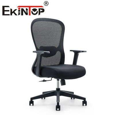 การออกแบบที่ทันสมัยการยศาสตร์ผู้จัดการตาข่ายสีดำสง่างาม Swivel เก้าอี้สำนักงานตาข่าย