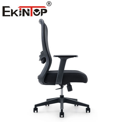 การออกแบบที่ทันสมัยการยศาสตร์ผู้จัดการตาข่ายสีดำสง่างาม Swivel เก้าอี้สำนักงานตาข่าย