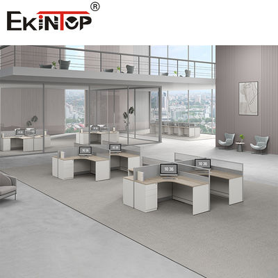Ekintop เฟอร์นิเจอร์สํานักงานที่ทันสมัย Custom Modular Staff Cubicle Partition โต๊ะทํางาน