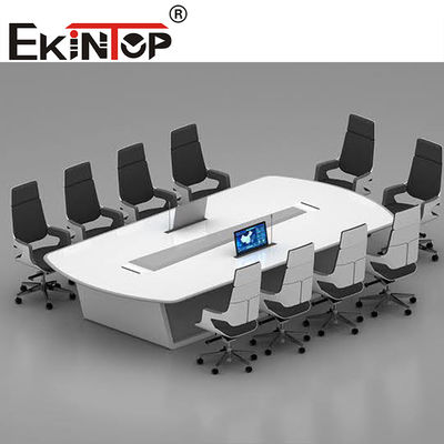 คอนโซลห้องปฏิบัติการ Ekintop ห้องประชุม เฟอร์นิเจอร์ โต๊ะทํางาน คอมพิวเตอร์ โต๊ะประชุม