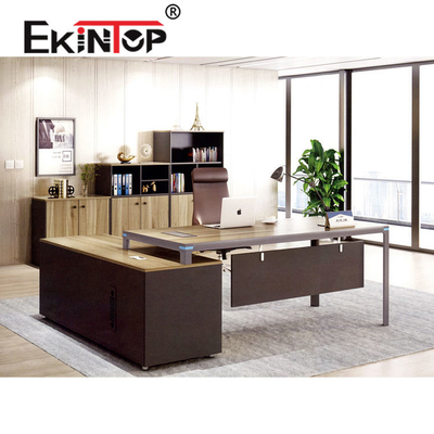 สำนักงานworks โต๊ะเมลามีนสำหรับเลขานุการธุรกิจโรงเรียนอเนกประสงค์