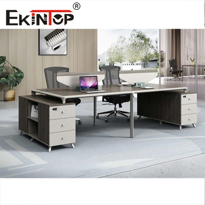 Call Center 2 4 6 คน โต๊ะทำงาน โต๊ะทำงาน Modern Office Cubicle
